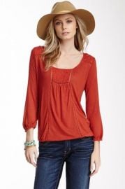 Eyelet Trim Top at Lucky Brand