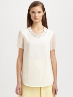 Eyelet detail top by Phillip Lim at Saks Fifth Avenue