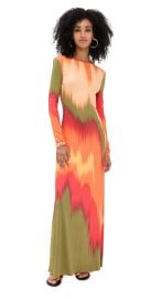 Eywasouls Malibu Sam Dress Green Colourflow XL at Shopbop