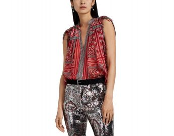 Ezer Bandanna-print Blouse by Isabel Marant at Barneys