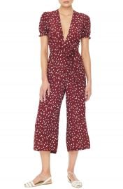 FAITHFULL THE BRAND Bonnie Floral Print Crop Jumpsuit at Nordstrom