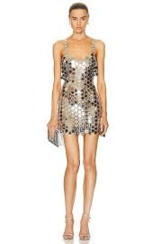 FANNIE SCHIAVONI Kaia Dress in Silver FWRD at FWRD