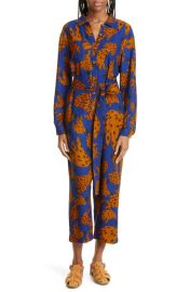 FARM Rio Bananica Navy Jumpsuit at Nordstrom