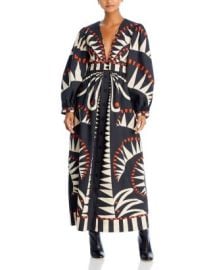 FARM Rio Coconut Grove Printed V Neck Maxi Dress Bloomingdales at Bloomingdales