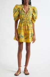 FARM Rio Delicate Flowers Cotton Minidress at Nordstrom