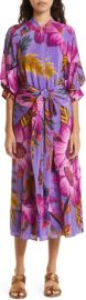 FARM Rio Floral Balloon Sleeve Shirtdress at Nordstrom