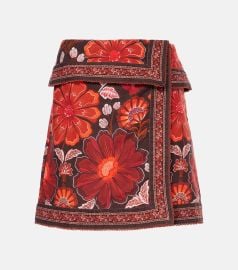 FARM Rio Gigi Tapestry Miniskirt at Mytheresa