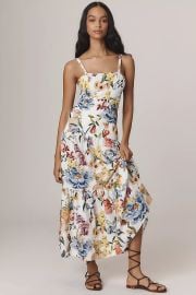 FARM Rio Greek Garden Sleeveless Maxi Dress at Anthropologie