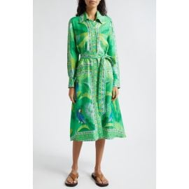 FARM Rio Macaw Scarf Print Shirtdress at Nordstrom