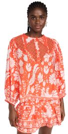 FARM Rio Orange Jungle Blouse at Shopbop