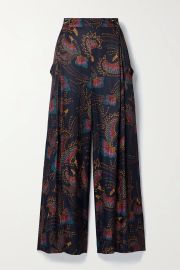 FARM Rio Printed Lenzing ECOVERO wide leg pants at Net a Porter