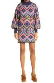 FARM Rio Rauti Long Sleeve Sweater Dress at Nordstrom