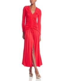 FARM Rio Ruched V Neck Dress Bloomingdales at Bloomingdales