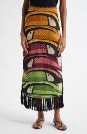 FARM Rio Toucan Tree Crochet Skirt at Nordstrom