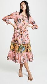 FARM Rio Tropical Birds Long Dress at Shopbop