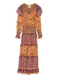FARM Rio floral-print Dress Brown at Farfetch
