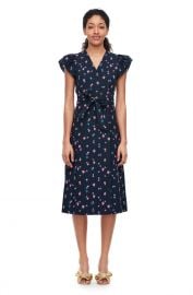 FARREN FLOWER POPLIN DRESS at Rebecca Taylor