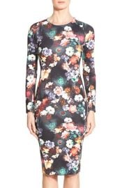 FELICITY andamp COCO Print Scuba Midi Dress at Nordstrom