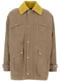 FENDI d-ring Detailing Jacket Neutrals at Farfetch