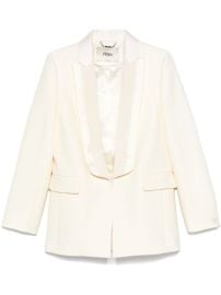 FENDI single-breasted Blazer Neutrals at Farfetch