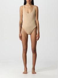 FENDI swimsuit in lycra - Nude Fendi swimsuit FXB922AK9H online at GIGLIOCOM at Fendi