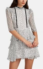 FEROLINE DOT-PATTERN SILK DRESS at Barneys