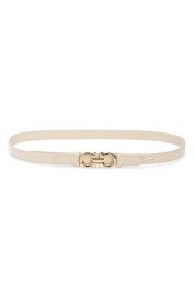 FERRAGAMO Double Gancio Calfskin Leather Belt at Nordstrom