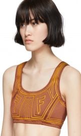 FFreedom Sports Bra by Fendi at Ssense