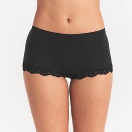 FITS EVERYBODY LACE BOY SHORT ONYX SKIMS at Skims
