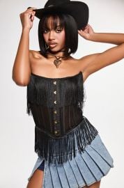 FLAPPER GIRL CORSET TOP AKIRA at Akira