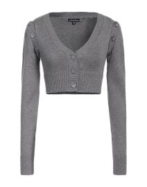 FOR LOVE amp LEMONS Dove grey Womens Cardigan at Yoox