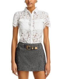 FORE Lace Top Bloomingdales at Bloomingdales