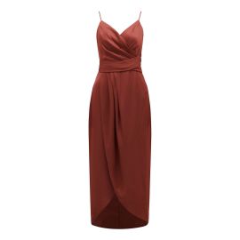 FOREVER NEW Amanda Drape Midi Dress at Brown Thomas