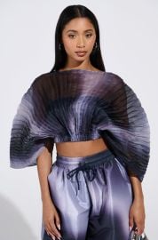 FORGET ABOUT IT OMBRE BLOUSE AKIRA at Akira