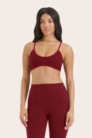 FORMCLOUD CLOUD FIELD BRA - CHERRY SET ACTIVE at Set Active
