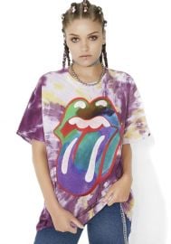 FORTY LICKS TIE DYE TEE at Dolls Kill