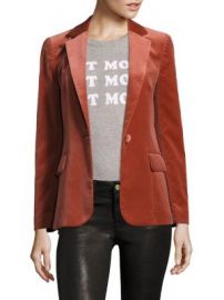 FRAME - Classic Velvet Blazer at Saks Fifth Avenue