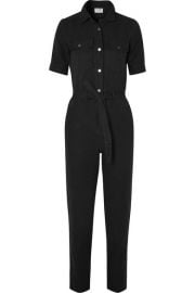 FRAME   Cotton and linen-blend jumpsuit at Net A Porter