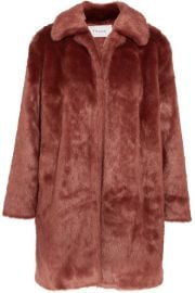 FRAME   Faux fur coat at Net A Porter