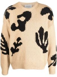 FRAME Abstract intarsia-knit Jumper - at Farfetch