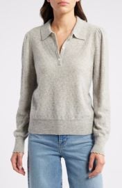 FRAME Cashmere Polo Sweater at Nordstrom