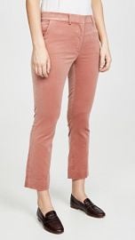 FRAME Cropped Perfect Velvet Trousers at Shopbop