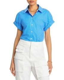 FRAME Cuffed Button Front Shirt Bloomingdales at Bloomingdales