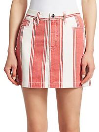 FRAME DENIM - Le Mini Striped Skirt at Saks Off 5th