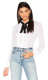 FRAME Denim Edwardian Blouse in Blanc from Revolve com at Revolve