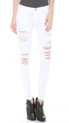 FRAME Denim Le Color Rip Skinny Jeans at Shopbop