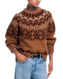 FRAME Fair Isle Crewneck Sweater Bloomingdales at Bloomingdales