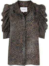 FRAME Gillian Snakeskin Print Shirt - at Farfetch