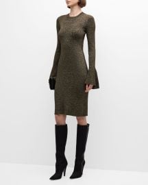 FRAME Godet Lurex Dress at Neiman Marcus