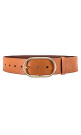 FRAME Grand Oval Buckle Belt in Natural from Revolve com at Revolve